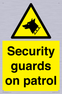 Security guards on patrol